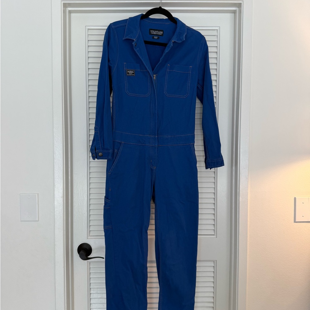 Wildfang Blue Jumpsuit